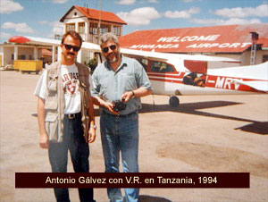 Antonio Glvez en Tanzania